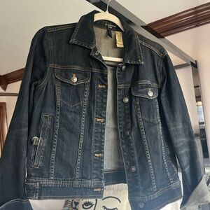 Liz Claiborne Dark Blue Denim Jacket